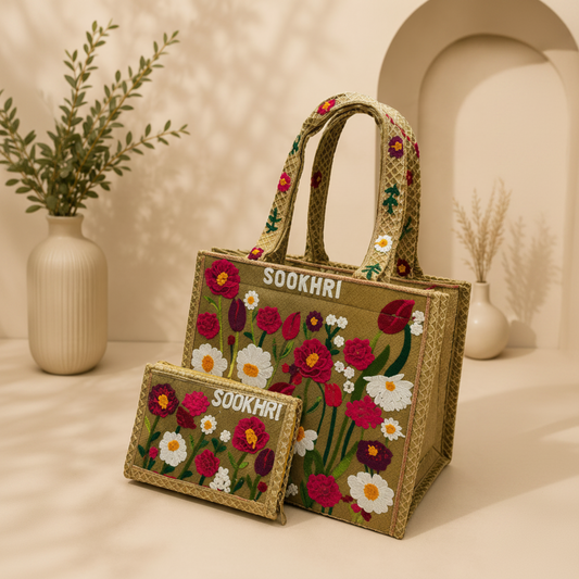 PASHÈ Flora Handmade Tote