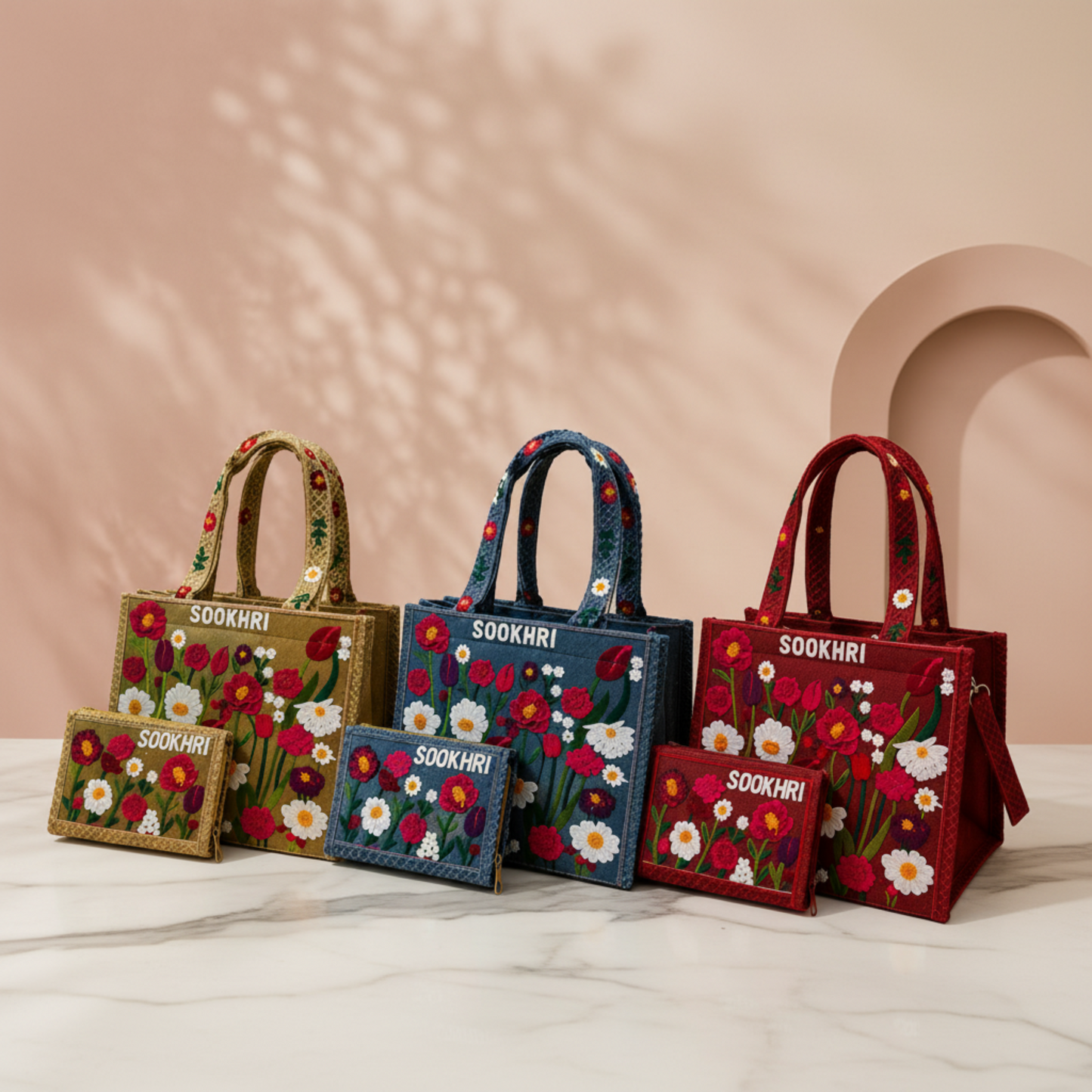 PASHÈ Flora Handmade Tote